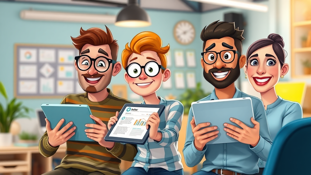 content marketing for B2B - creative team designing quality content and infographics