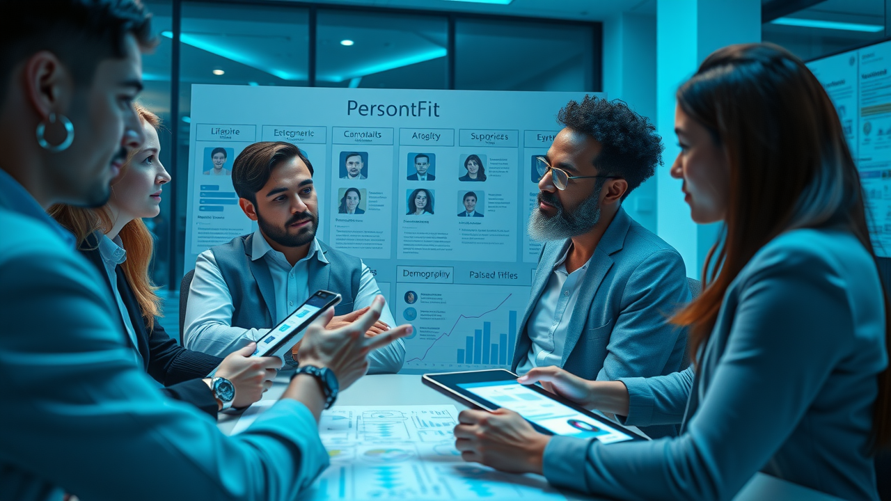 detailed marketing persona chart helping content marketer understand target audience