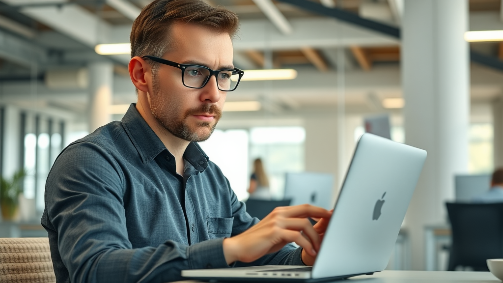 Marketer reviewing subject line A/B test results for B2B email marketing campaigns