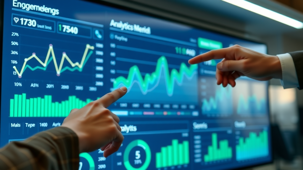 b2b social media strategies analytics dashboard engagement metrics monitor