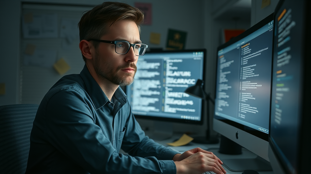 SEO analyst troubleshooting website errors for content optimization issues