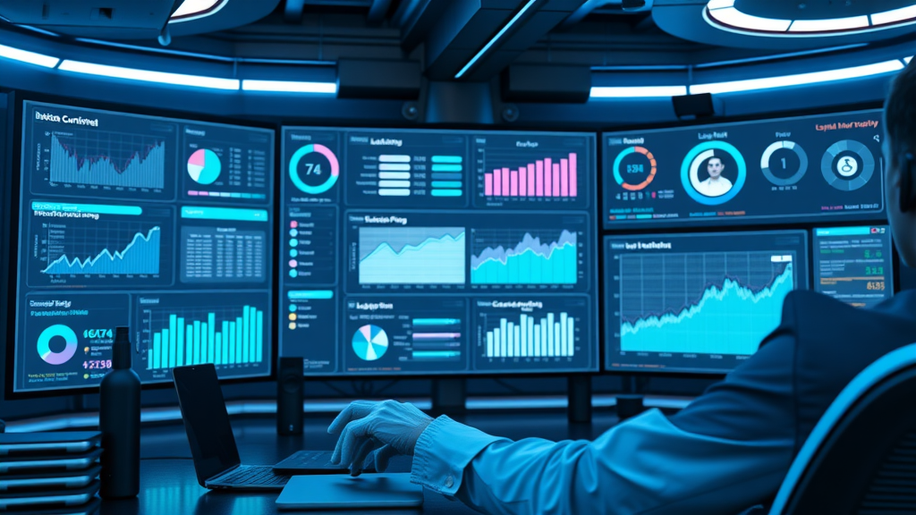 digital marketing dashboard reviewing b2b lead generation landing pages with high conversion rates