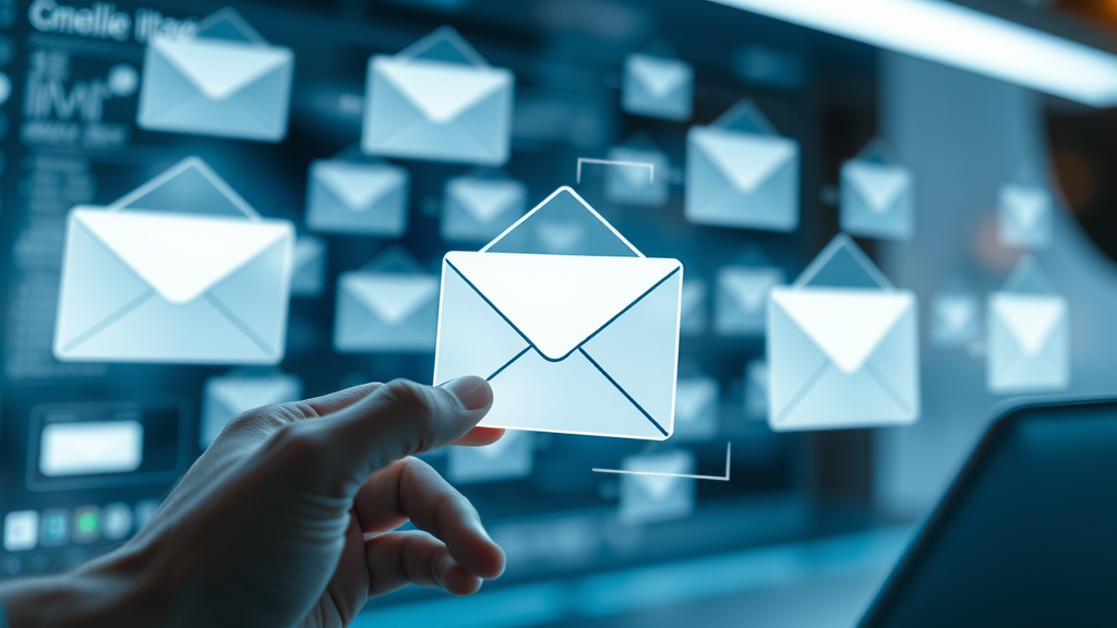 modern email inbox symbolizing audience engagement with newsletters