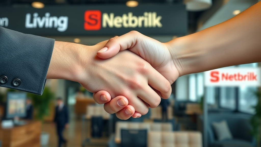 hands shaking in front of brand logos showing content marketing loyalty