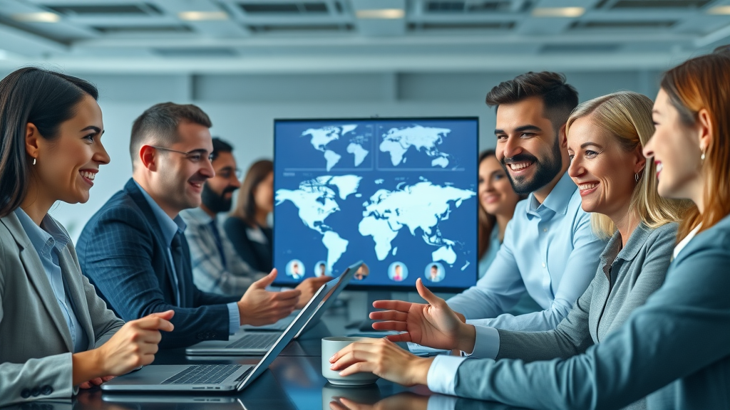 digital networking event showing B2B professionals connecting on social media platforms