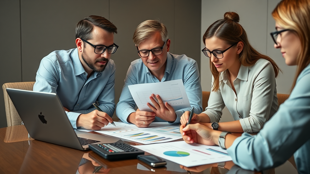B2B marketing team planning budget allocations for maximum ROI