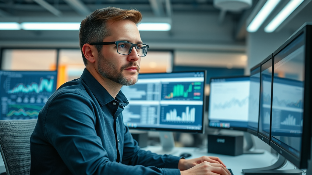 Marketer building accurate buyer personas for automated lead nurturing