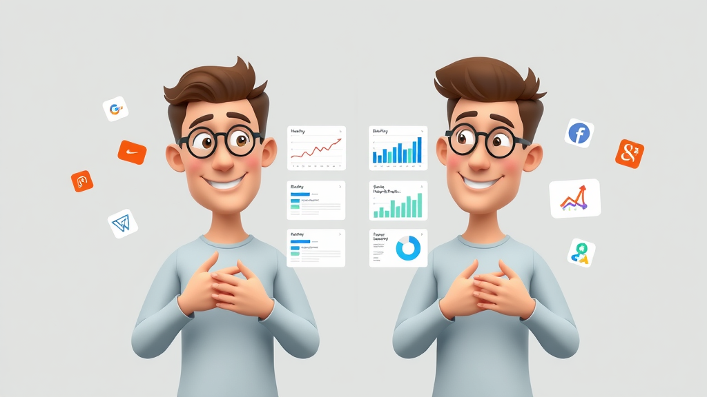 social media analytics tools - sleek side-by-side comparison of analytics tool interfaces