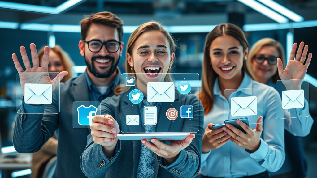 content marketing for B2B - marketers distributing content via social media, email, and more