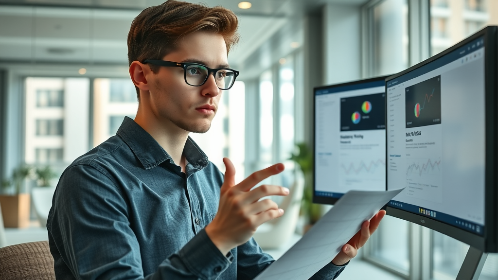 marketer comparing A/B split testing results to boost digital marketing strategy conversion rate