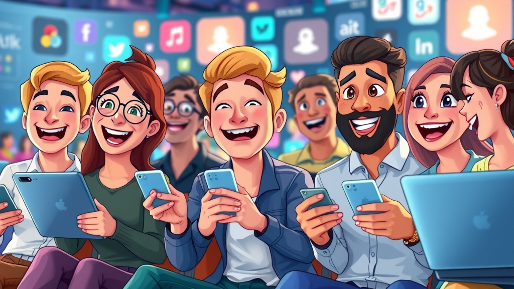 Tech-savvy marketing team engaging on social media to build B2B customer trust during a livestream event
