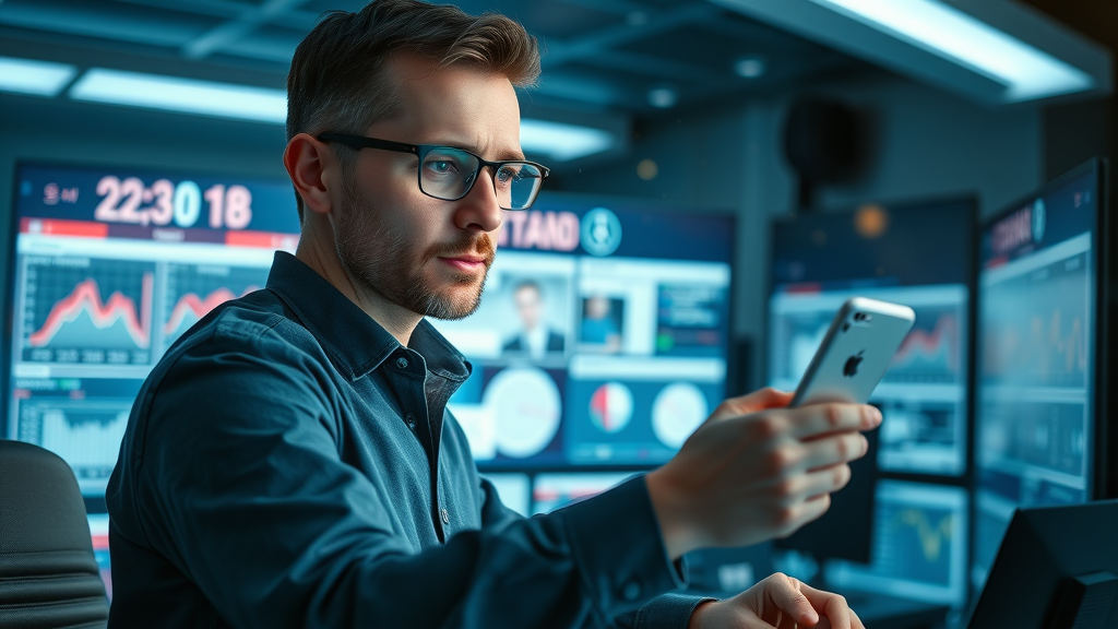 B2B marketing strategies focused marketer using digital segmentation tools, selecting and analyzing audience data for precision targeting.